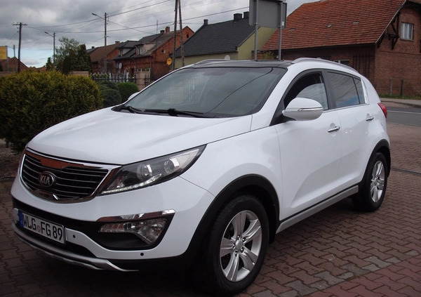 Kia Sportage cena 47990 przebieg: 164000, rok produkcji 2013 z Supraśl małe 137